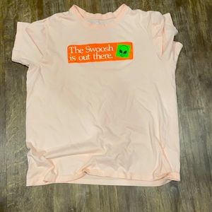 Nike the swoosh is out there shirt